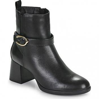 Botín mujer Geox D46XBA, color negro, modelo Walk Pleasure 55, diseño cómodo y transpirable
