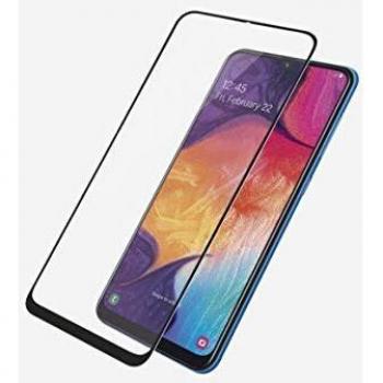 PanzerGlass Samsung Galaxy A30/A50 Edge to Edge Tempered Glass Screen Protector Tough Scratch Resistant Anti Fingerprint - Black/Clear