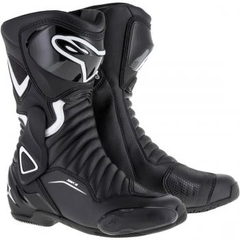 Alpinestars Motorcycle Boots Stella SMX-6 V2 Black White, Black/White, 37