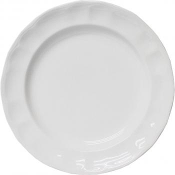 Plato de postre Naranco Blanco San Claudio