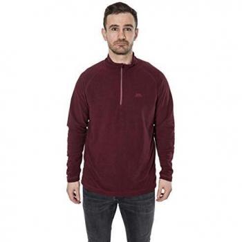 Trespass Hombre Keynote Warm MicroFleece 140gsm, Hombre, MAFLMFN20001_PRUS, morado, S