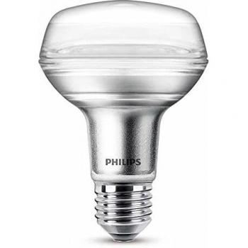 Philips bombilla reflectora LED E27 R80 8W 827