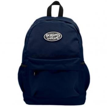 Mochila Ligera Resistente Al Agua para Portátil Azul con Bolsillos Laterales y Acolchado