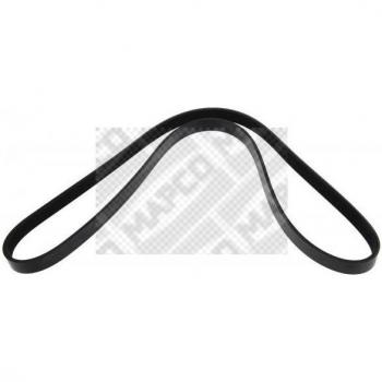 Correa trapecial poli V MAPCO 251255 - Correa de transmisión, diseño V-ribbed, alta resistencia, fabricada en goma sintética, adecuada para vehículos con sistema de poleas múltiples