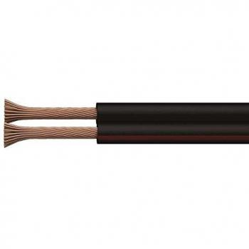 Emos ungesc hirmte zweidr Athle itung 2 x 0,35 mm, 100 Unidades, Color Negro/Rojo, S8230