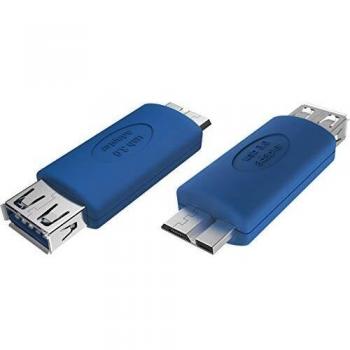Vision TC-USBMBA USB-A Micro-USB-B 3.0 Azul adaptador de cable - Adaptador para cable