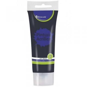 Pintura acrílica 75 ml color negro Bismark 328519