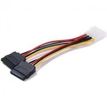 2 puertos SATA divisor Cable de alimentación