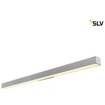 Aplique LED Q-Line 3000K, color gris plata, instalación fija