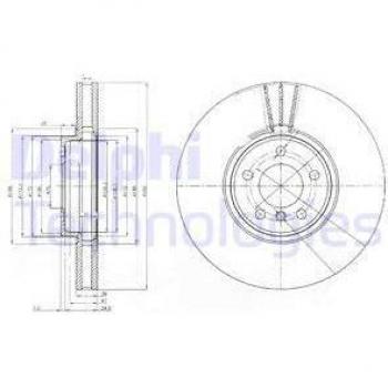 Disco de freno DELPHI BG9004 con alta resistencia, diseño optimizado para un mejor rendimiento de frenado, fabricado en acero de calidad, ventilado para una mejor disipación del calor y compatible con múltiples modelos de vehículos