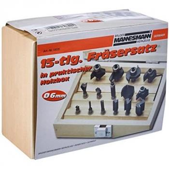 Mannesmann – M5451515 pieza Juego de fresadoras con eje de 6 mm