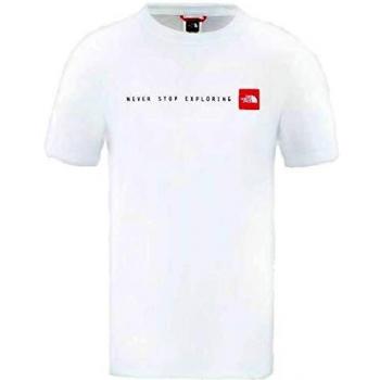 The North Face M S/S NSE tee Tnfwhite/Tnfred, Hombre, TNF White/TNF Red, S