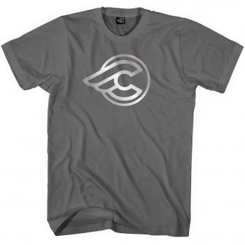Cinelli Hombre Ala reflectante camiseta – Gris, Grande