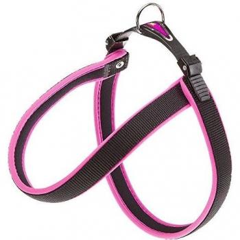 Arnés Ferplast Agila Fluo 8 Rosa Nylon 69-77cm 25mm