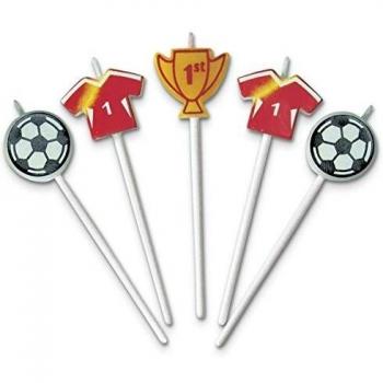 Staedter fútbol Sticks Velas Set, Multicolor, 5 Piezas