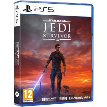 Star Wars Jedi Survivor Juego para Consola Sony PlayStation 5 PS5, aventura de acción, un jugador, gráficos avanzados, mundo abierto, combate con sables de luz y habilidades de la Fuerza