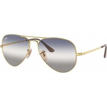 Ray-Ban RB3689 Aviator Metal II 001/GF Unisex Pilot Gold Sunglasses