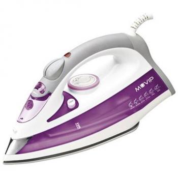 Muvip MV0407 Plancha de Ropa con Vapor 2200W - Suela de Cerámica - Depósito de Agua de 350ml - Control de Temperatura Ajustable - Cable Giratorio de 1