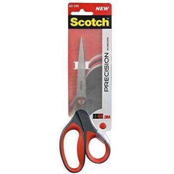 Scotch 'Precision' Scissors - 20 cm, Grey/Red, 1 Pair