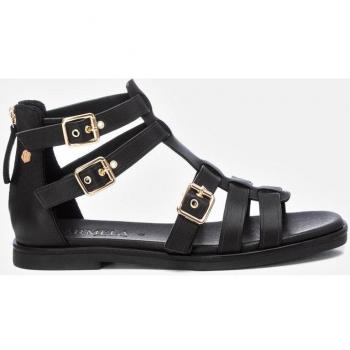 Sandalia Carmela 161397-03 Piel Negro de Mujer