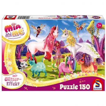 Puzzle Brillante Llegada de los Pony-Unicornios 150 Piezas