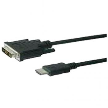 Micro-HDMI to HDMI 1m Cable, Black - Compatible with Raspberry Pi and DVI Devices