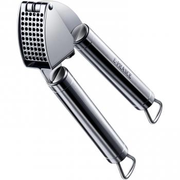 E-PRANCE 100% de Acero Inoxidable de Servicio Pesado Herramientas Prensa de Ajo / Ajo Mincer / Ajo Peeler / Jengibre Press - No necesita pela ni proceso y ajo dedos, Solución Perfecta para el Procesamiento de Ajo