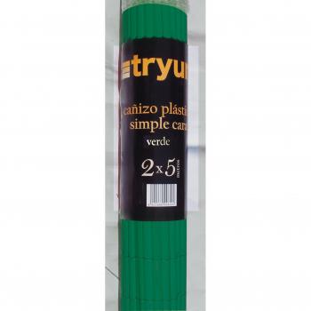 CAÑIZO OCULTACION MEDIA CAÑA TRYUN 2X5 MT VERDE TY467 PVC