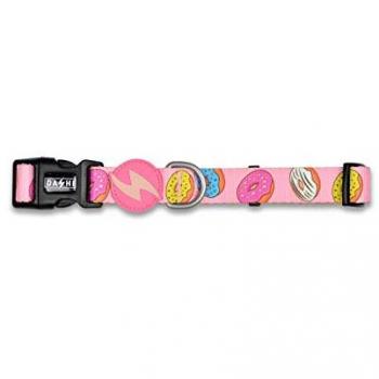 Dashi Collar Donut para Perros S - Collar para perros, diseño de donut, tamaño pequeño, material resistente y cómodo, fácil de poner y quitar