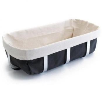 Lacor 62948 - Panera de tela, 27 x 17 x 12 cm