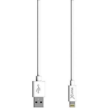 Cable de Sincronización y Carga USB-A a Lightning 1,2 m Blanco Premium MFI