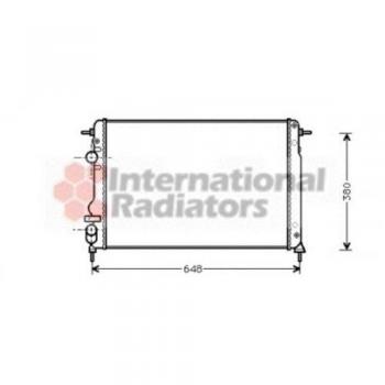 Van Wezel 43002312 radiador de refrigeración del motor