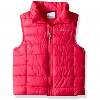 Columbia Powder Lite Puffer Chaleco, Niños, Rosa
