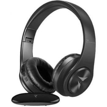 Cuffia Inalámbrica Stereo para TV Techmade TM-YH690 con Microfono y Adaptador, Color Negro
