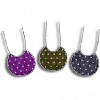 Pack 6 BaberosEstrellas Blancas 20x20 cm
