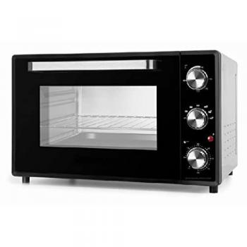 Horno de Convección Orbegozo 60 litros Negro-Silver con Calor Superior e Inferior, Puerta Doble Cristal y Potencia de 2000 W