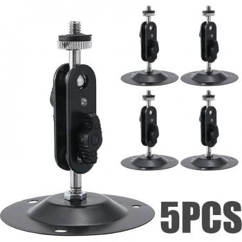 Soporte de pared giratorio 360 grados para altavoz, cámara y monitor, carga máxima 3kg