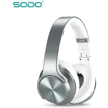 Auriculares Inalámbricos SODO MH5 Plegables 2 en 1 Estéreo HiFi Bluetooth 5.0 con Micrófono y Soporte TF/FM
