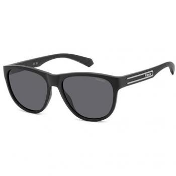 Polaroid PLD 2156/S Unisex Polarized Sunglasses, Matte Black, 56mm