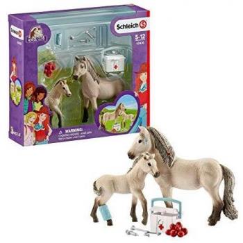 Schleich Horse Club Hannah - Set Veterinario Primeros Auxilios para Caballos
