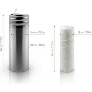 Bambaw Vegan Dental Floss with Refillable Dispenser - 50m