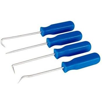 Silverline 427723 - Ganchos y Puntas, 4 pzas