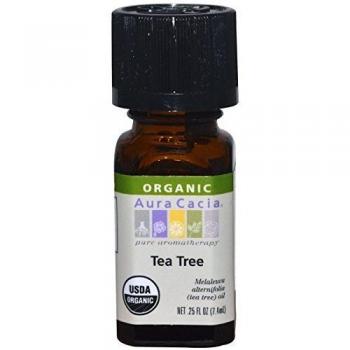 Aura Cacia 51747 Tea Tree Essential Oil- 0.25oz