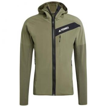 Adidas Terrex Techrock Men's Hooded Wind Fleece Jacket