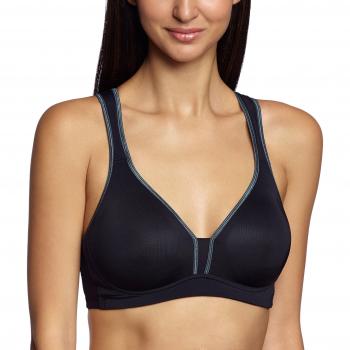 Sassa - Sujetador deportivo para mujer, color schwarz