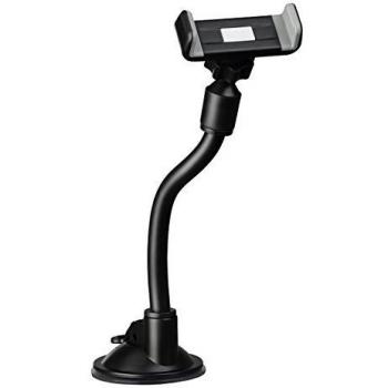 Soporte Movil Coche Universal para Parabrisas y Salpicadero,Mpow Montaje con Ventosa de Gel Fuerte Succiš®n y Brazo Ajustable Giro 360 Grados Para TelšŠfonos Mš®viles Compatible con iPhone 7/7Plus/6/6s/6 Plus/SE/Android Smartphone GPS Navegador