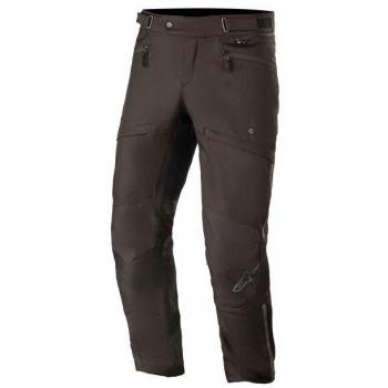Pantalones de Moto Alpinestars AST-1 V2 WP Drystar Negros, impermeables, textiles
