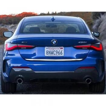 Embellecedor cromado del maletero para BMW 4 Coupé 2020+ - Detalle premium del portón trasero - Realzador de brillo