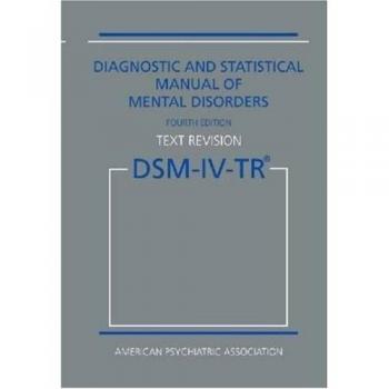 DSM-IV-TR: Diagnostic and Statistical Manual of Mental Disorders