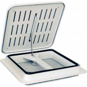 Claraboya universal para autocaravanas con mosquitera, 40 x 40 cm
